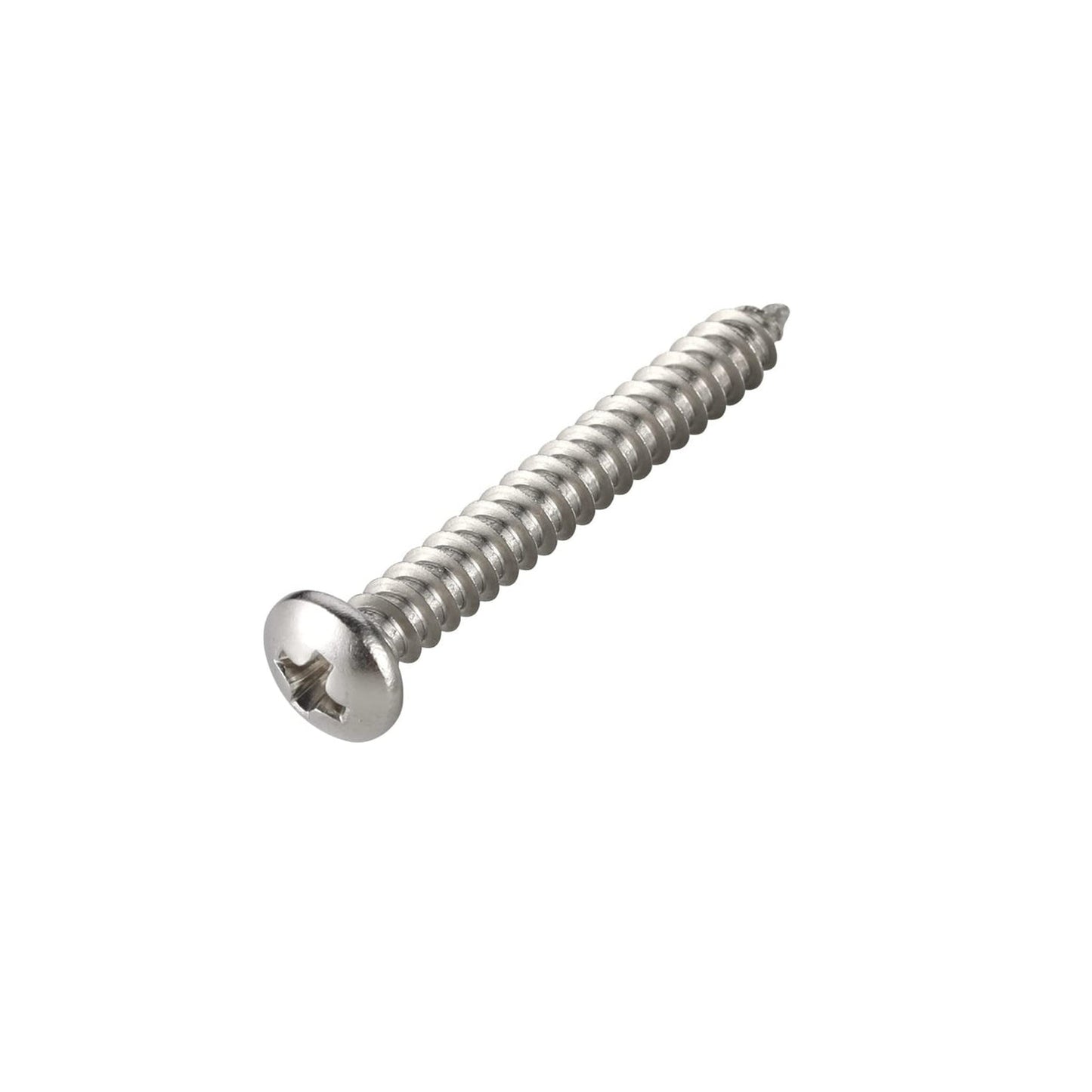 #12-14 x 2-1/2" Phillips Pan Head Sheet Metal Screw Zinc Plated Elginscrewsandbolts