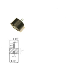 Rubber Vibration Isolator Mount (1-1/2 Dia x 1" Ht) 5/16-18 x 5/8 Length Stud Elginscrewsandbolts