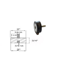 Rubber Vibration Isolator Mount 3/8-16 * 1-1/8 Stud (Rubber 2" Diameter x 3/4 Height) Elginscrewsandbolts